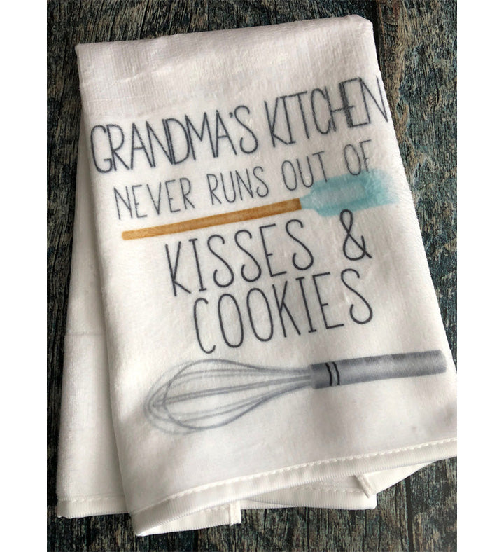 Grandma's Kitchen Towels, Funny Kitchen Towel, Hand Towels, Grandma Gi –  Country Squared