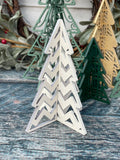Set of 5 Wooden Christmas Trees