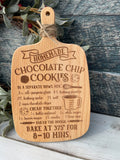 Chocolate Chip Cookie Cutting Board