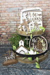 Religious Easter Tiered Tray