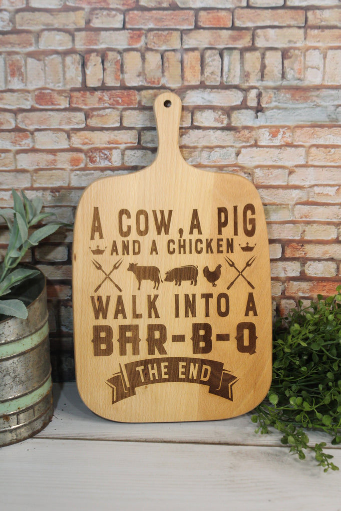 Funny BBQ Cutting Board – Country Squared