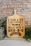 Funny BBQ Cutting Board
