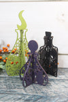 Set of 3 Halloween Potion Bottles
