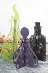 Set of 3 Halloween Potion Bottles