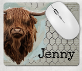 Highlander Cow Desk Set