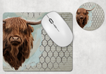 Highlander Cow Desk Set