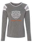 Ladies Gray Long Sleeve Tee