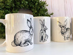 Set of Easter Bunny Mugs, Easter Mugs