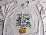Friday Nights in Wisconsin Mean Fish Frys and Old Fashioneds Shirt, Fish Fry Shirt, Wisconsin Shirt, Funny Shirts