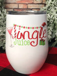 Jingle Juice Wine Tumbler