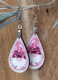 Valentine Drop Earrings. Valentine Earrings, Small Drop Earrings, Heart Earrings, Valentine Gifts