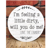 Funny Laundry Sign, Laundry Door Hanger, Laundry Wall Decor, Farmhouse Decor, Spring Decor, Farmhouse Signs