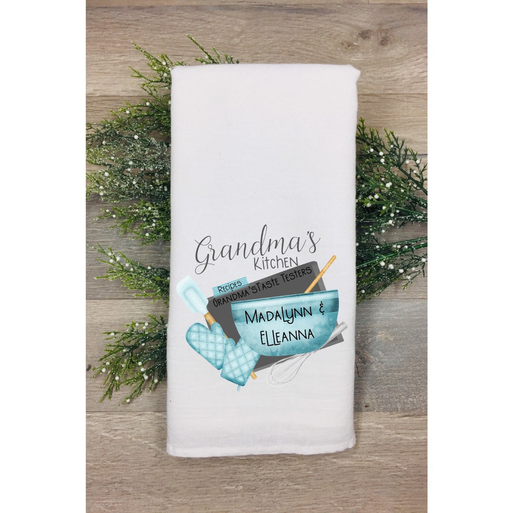 Recipe For a Special Grandma Personalized Tea Towel