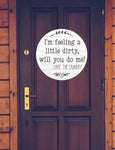 Funny Laundry Sign, Laundry Door Hanger, Laundry Wall Decor, Farmhouse Decor, Spring Decor, Farmhouse Signs
