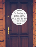 Funny Laundry Sign, Laundry Door Hanger, Laundry Wall Decor, Farmhouse Decor, Spring Decor, Farmhouse Signs