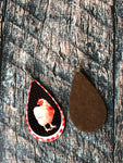 Chicken Earrings, Farm Earrings, Farm Girl Gifts, Chicken Gifts, Funny Earrings, Drop Earrings