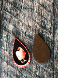 Chicken Earrings, Farm Earrings, Farm Girl Gifts, Chicken Gifts, Funny Earrings, Drop Earrings