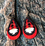 Gnome Earrings, Christmas Earrings, Drop Earrings, Gnome Christmas Earrings