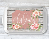 Rose Personalized Cake Pan