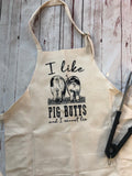 I Like Pig Butts Apron