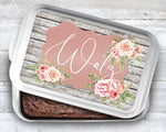 Rose Personalized Cake Pan