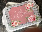 Rose Personalized Cake Pan