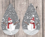 Snowman Earrings, Christmas Earrings, Christmas Gifts, Stocking Stuffers, Women's Gift Exchange