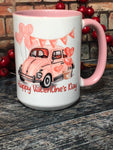 Valentine's Day Car Coffee Mug