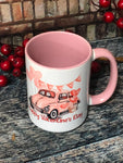 Valentine's Day Car Coffee Mug