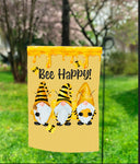 Bee Happy Garden Flag
