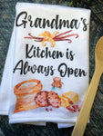 Grandma's Kitchen is Always Open Towel