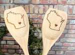 Wisconsin Wooden Spoons, Home Gifts, State Gifts, Personalized State Gifts, Wisconsin gifts, Engraved wooden spoons, Christmas gifts