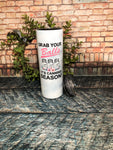 Grab Your Balls Tumbler