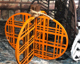 Set of 3 wood pumpkins