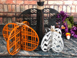 Set of 3 wood pumpkins