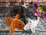 Set of 3 wood pumpkins