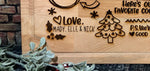 Dear Santa Personalized Cutting Board, Engraved Cutting Boards, Kitchen Decor, Personalized Gifts, Wood Cutting Board, Christmas Cookie Tray