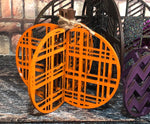 Set of 3 wood pumpkins Decor