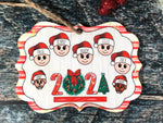 Personalized Family Ornament, Personalized Ornaments, 2021 Ornaments, Family Name Ornaments, Keepsake Ornaments, Christmas Ornaments