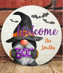Boo Gnome Halloween Door Hanger
