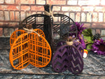 Set of 3 wood pumpkins Decor
