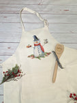 Baking Snowman Apron, Christmas Kitchen Towels, Christmas Aprons, Christmas Decor, Christmas Cookies Apron, Snowman Aprons