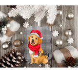 Yellow Dog Ornament, Golden Retriever Christmas, Ornaments, Christmas Decor, Dog Ornaments, Pet Ornaments, Personalized Dog