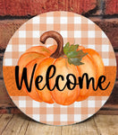 Welcome Pumpkin Door HangerDoor Hangers