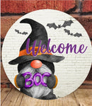 Boo Gnome Halloween Door Hanger
