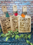 Apple Pie cutting board