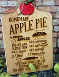 Apple Pie cutting board