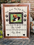 Dog Memorial Sign, Pet Photo Board, Pet Memorial, Dog Photo Memorial Board, Pet Gifts, Dog Gifts, Personalized Pet Gifts, Dog Photo Gift