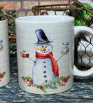 Baking Snowmen Mugs