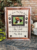 Dog Memorial Sign, Pet Photo Board, Pet Memorial, Dog Photo Memorial Board, Pet Gifts, Dog Gifts, Personalized Pet Gifts, Dog Photo Gift